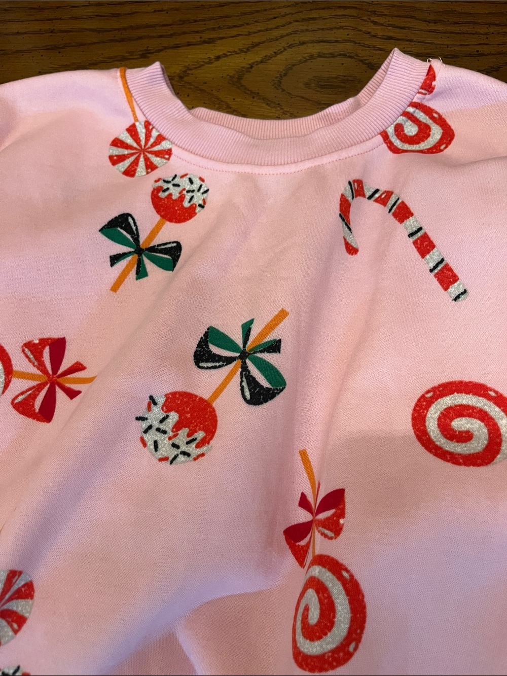Pink Better Together Candy Print Lounge Set, size large, new with tags - Picture 5 of 14